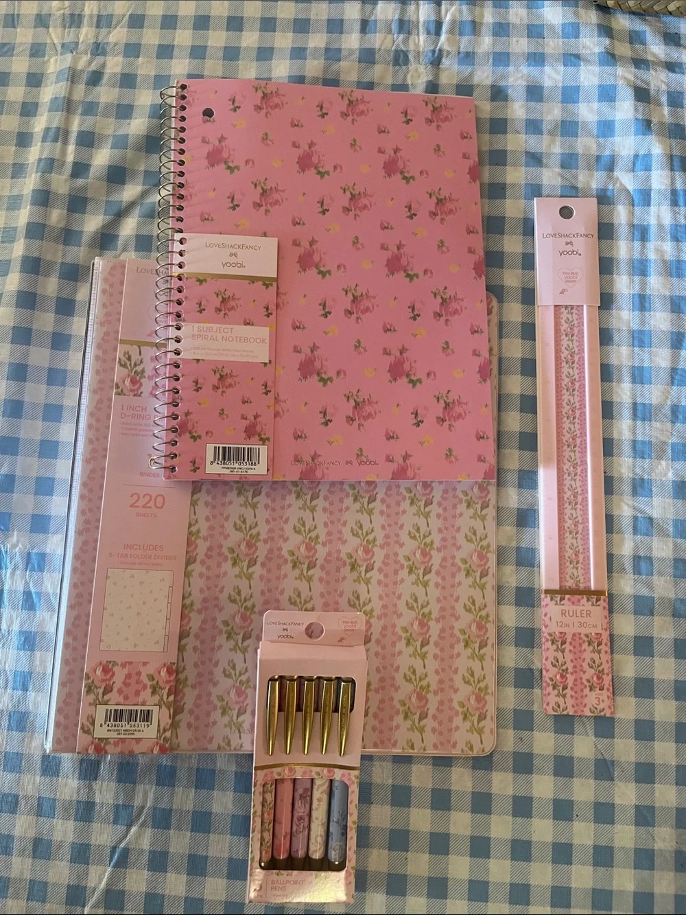 LoveShackFancy Pink Floral Party Stationery Set